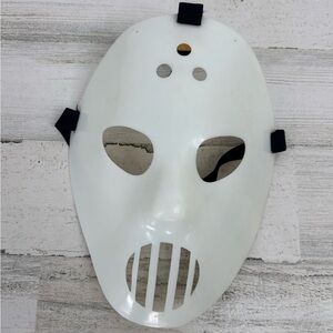 Goalie Mask - FUN WORLD - Jason Costume Glow in the Dark! WHITE